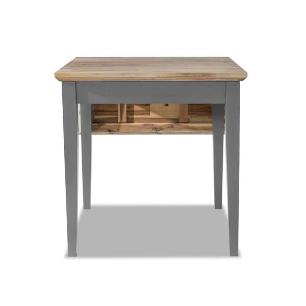 Statement Furniture Florence Square Extendable Kitchen Dining Table, Drop Down Leaf Small Table