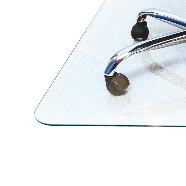 Floortex Cleartex® Glaciermat Heavy Duty Glass Chair Mat