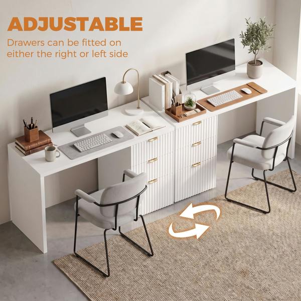 Desk with Shelves