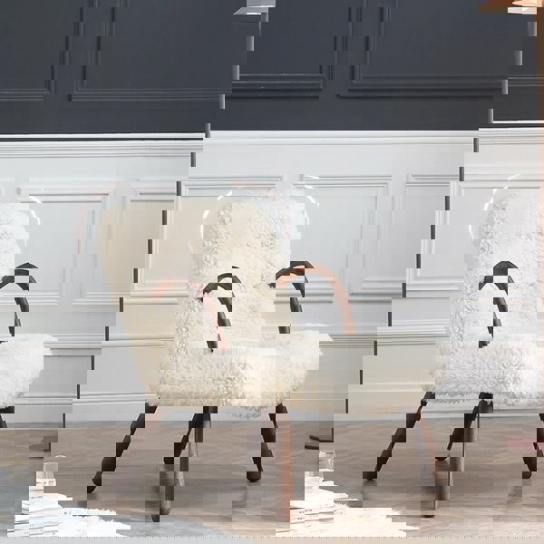 Philip Arc Sheepskin Armchair And Ottoman-Rit Concept-Rit Concept