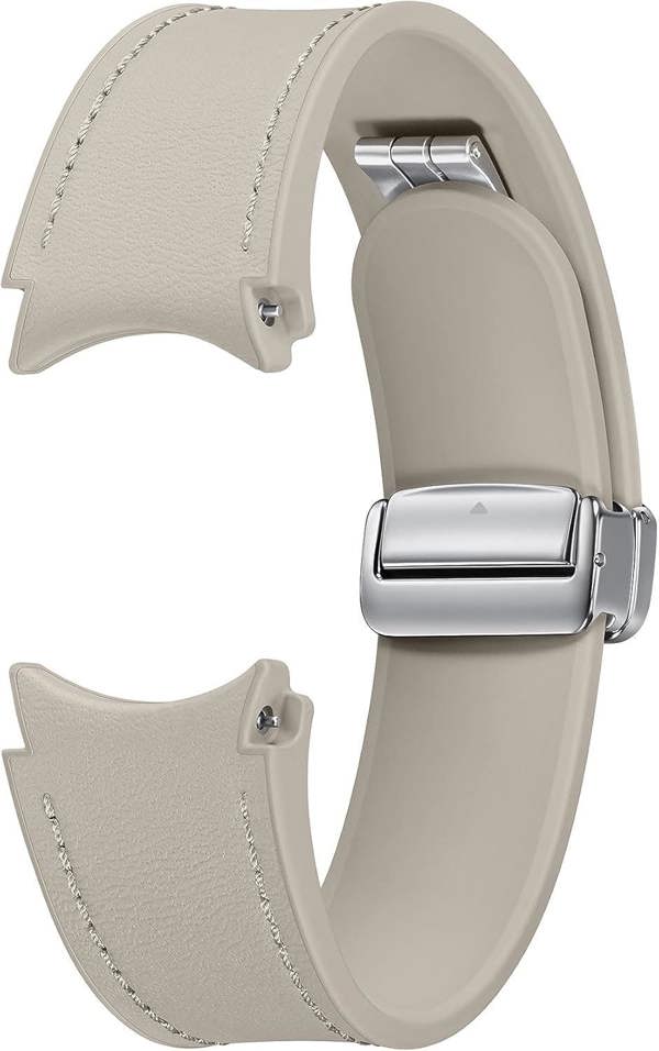 Samsung Galaxy Watch 6 Slim D-Buckle Hybrid Eco Leather Band 20mm S/M Etoupe - ET-SHR93SAEGEU
