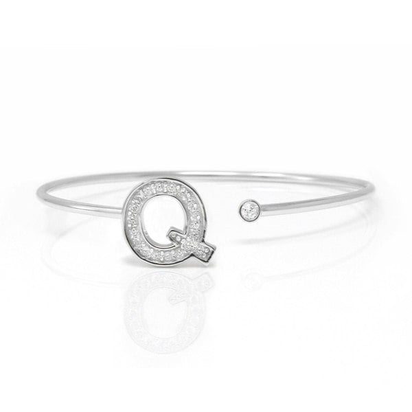 Say It With Me and Mine Bangle - Sterling Silver