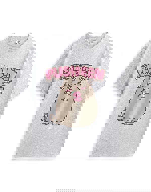 Pusheen Girls Grey Sweet Bubble T-Shirt and Shorts Set