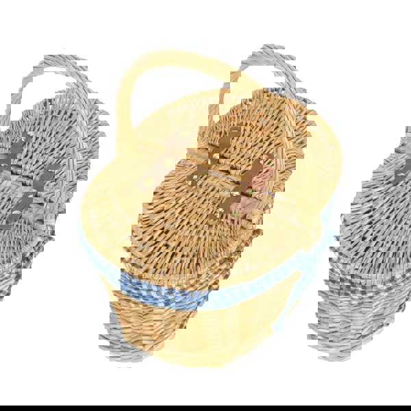 Wicker Picnic Baket with Lining