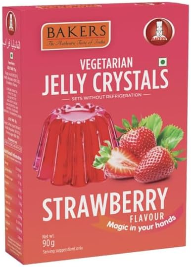 Bakers Starwberry Jelly Crystals Instant Premix Dessert - 100g