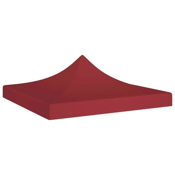 Berkfield Party Tent Roof 3x3 m Burgundy 270 g/m2