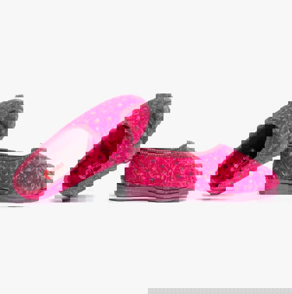 Comfylux HELEN Womens Full Slippers Wine