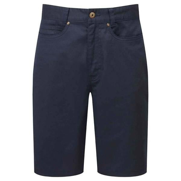 Premier Mens Performance Chino Casual Shorts - Navy
