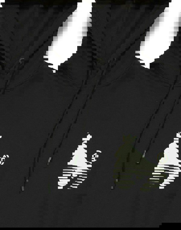 Money Sig Line Fleece Hood Black