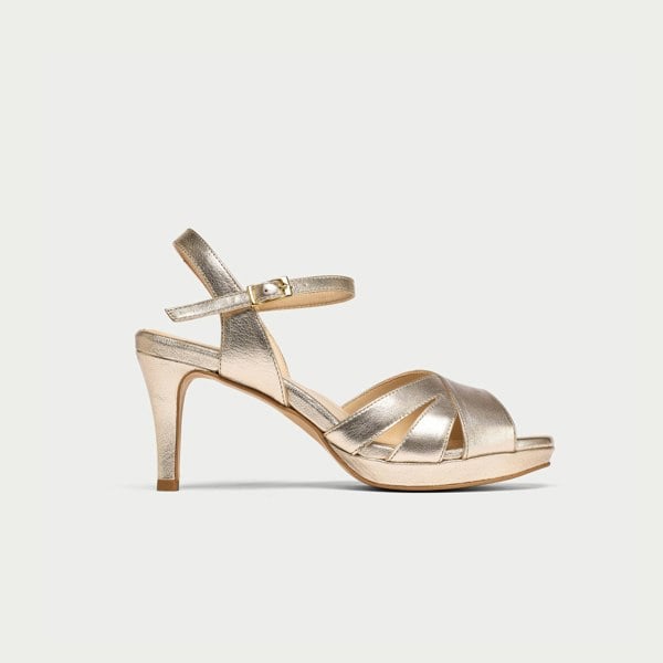 Calla Emily Shoes - Champagne Leather