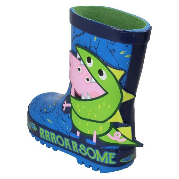 CHARACTER Boys Character George pig Roarsome Wellington Boots GUV24096AA01PEZZ