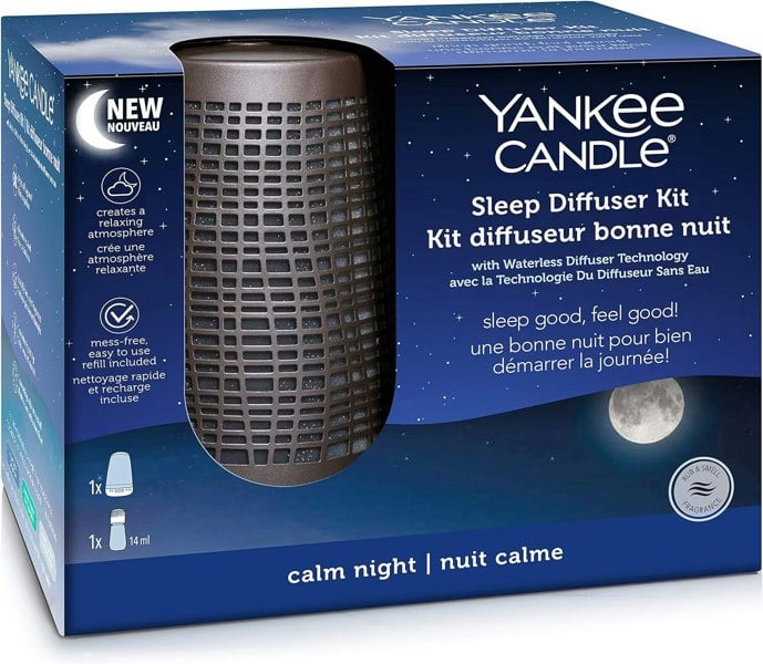 Yankee Candle Sleep Diffuser Kit Bronze (UK Plug)