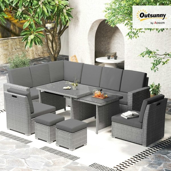 Rattan Sofa Set