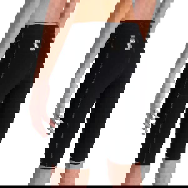 Arena Boys Powerskin Impulso Jammer black compression shorts with white logo