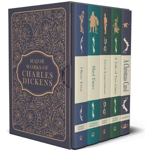 Major Works of Charles Dickens 5 Books Deluxe Hardback Set