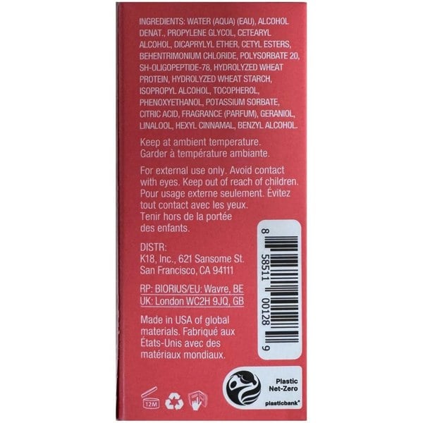 K18 Leave-In Repair Hair Mask 15ml