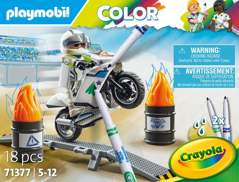 Playmobil Colour: Motorbike - 71377 Playset