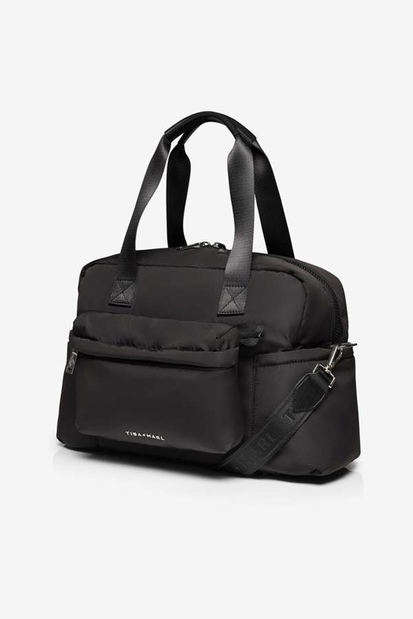 Tiba + Marl Phoenix Eco Holdall Changing Bag Black
