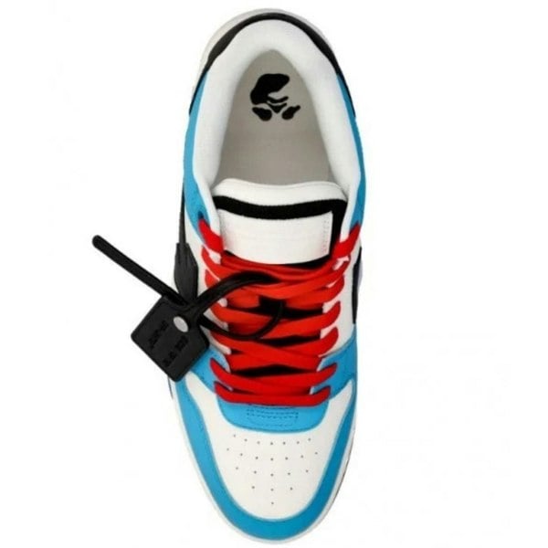 Off-White Out Of Office Leather Sneakers - White Blue/Black