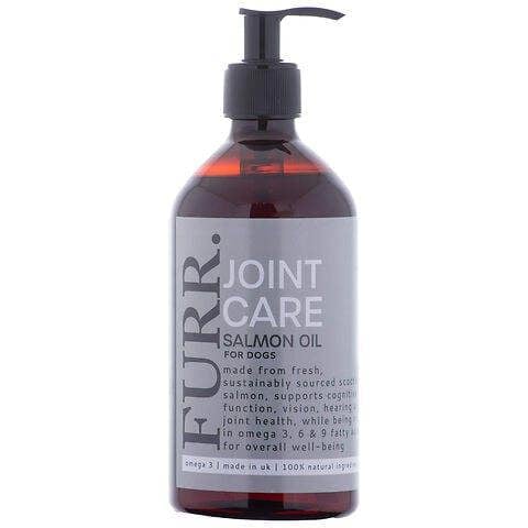 FURR Joint Care Salmon Oil for Dogs 500ml Premium Scottish Salmon Oil with Glucosamine, Chondroitin & MSM