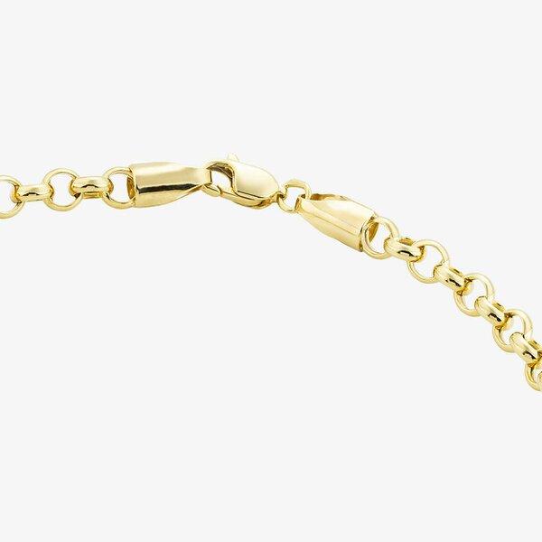 T. H. Baker 9ct Yellow Gold 8.5 Inch Belcher Chain Bracelet HRBP-400-9Y-8.5