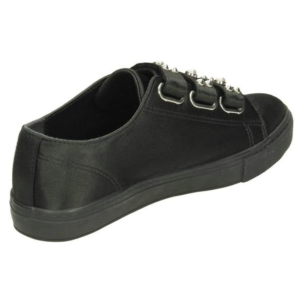 Spot On Ladies Spot On Pearl Strap Trainers