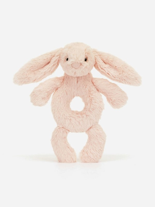 Jellycat Bashful Blush Bunny Ring Rattle in Pink (18 CM)