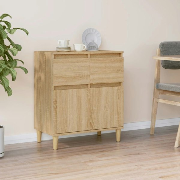 Berkfield Sideboard Sonoma Oak 60x35x70 cm Engineered Wood