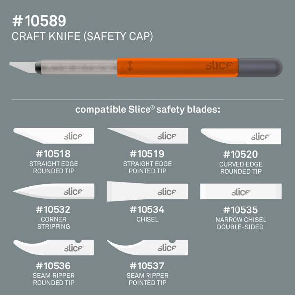 Slice Craft Knife (Safety Cap) Compatible Blades - DaltonSafety
