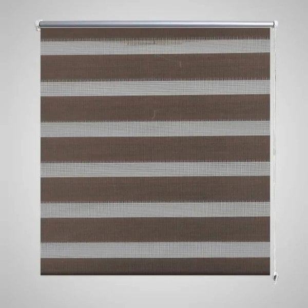 Berkfield Zebra Blind 80 x 175 cm Coffee