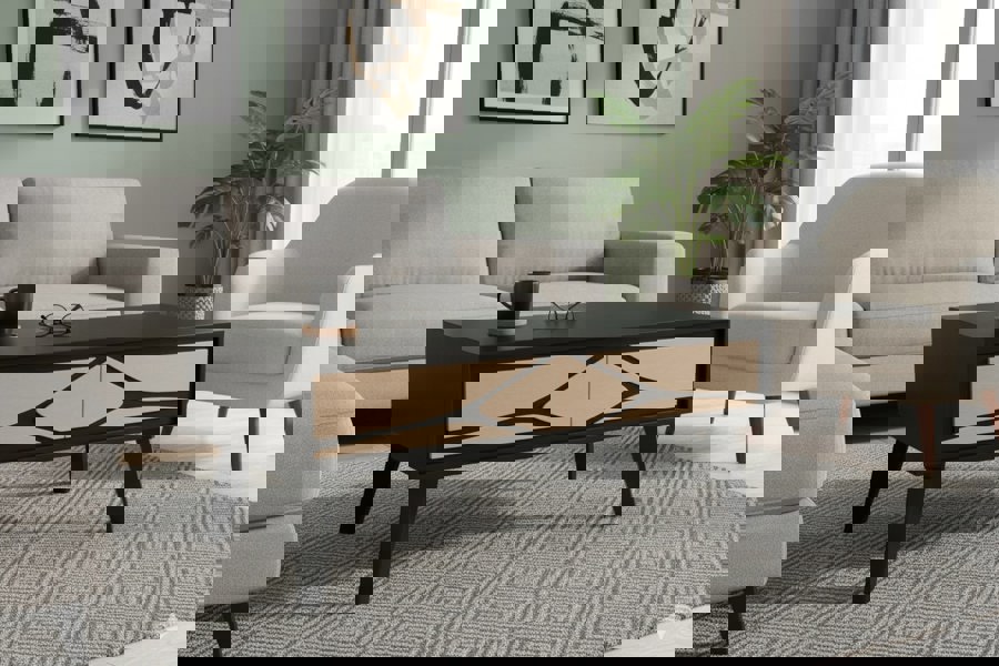 IH Design Dusk Mango Wood Coffee table with Storage