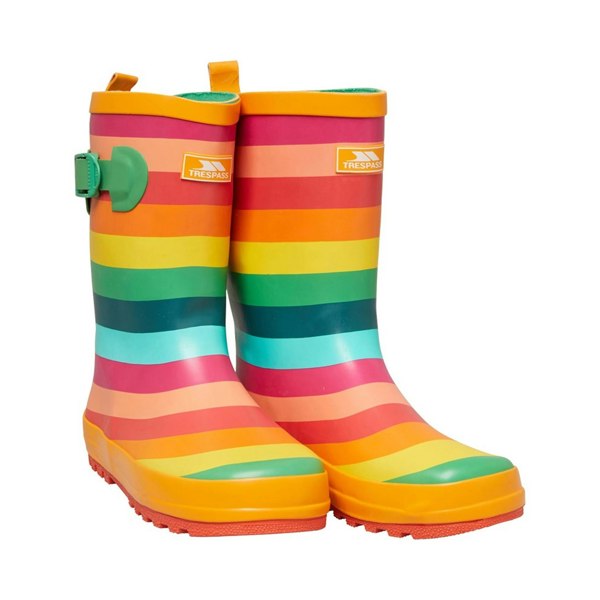 Trespass Childrens/Kids Puddle Wellington Boots - Multicoloured Stripe