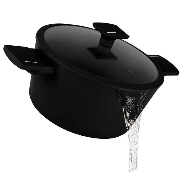 Berlinger Haus Casserole with Lid 20 cm Berlinger Haus BH8187Matte Black