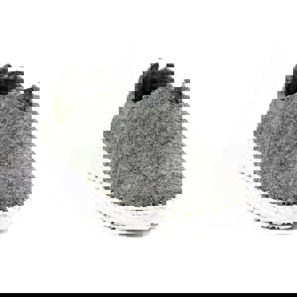 Lunar Womens/Ladies Colette Leather Slippers - Grey