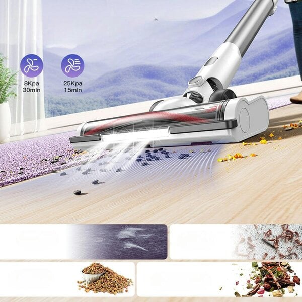 Teendow Cordless handheld vacuum cleaner, with 180W, 13KPa suction power and 900ml dust container