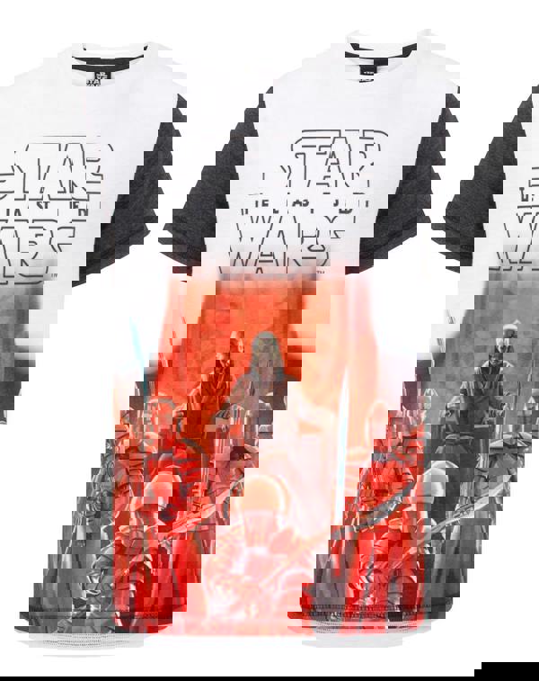 Star Wars Boys White Short Sleeved T-Shirt