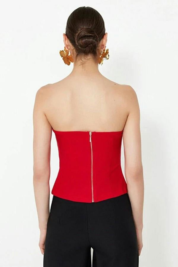WOVCOR Fitted Woven Blouse