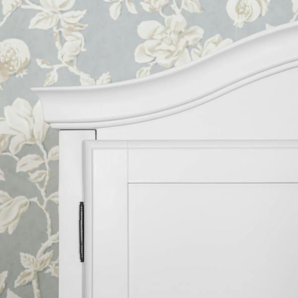 Statement Furniture Romance Double Wardrobe with Crystal Handles. Full Hanging French Style Storage