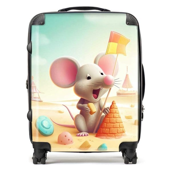 Warren Reed A Mouse On A Beach Holiday Suitcase