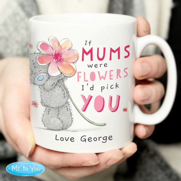 Personalised Memento Company Personalised Me To You If...Were Flowers Mug