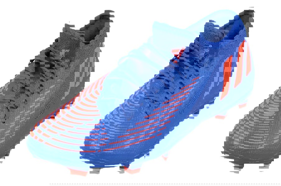 Adidas Predator Edge.3 L FG Mens Football Boots  GW2280 - Blue Red Gw2280 - Photo 0