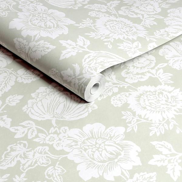 Shabby Chic Rachel Ashwell Stipple Wallpaper | Sage
