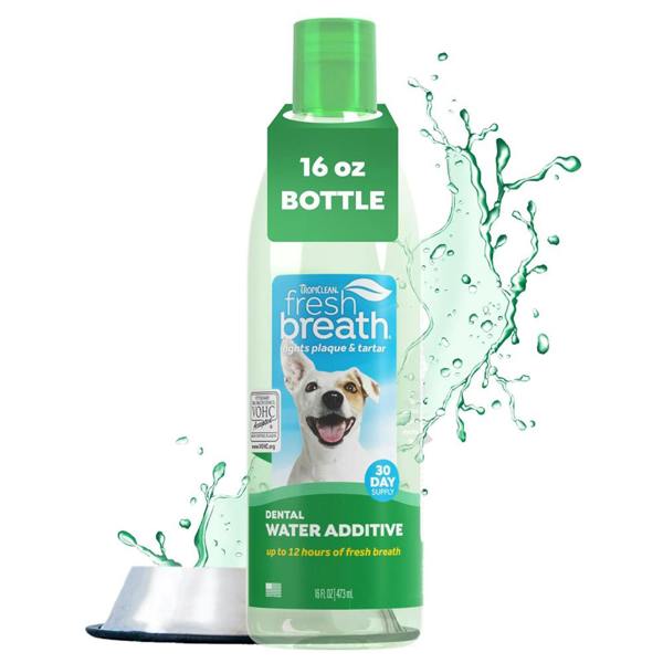 TropiClean Fresh Breath Dog Teeth Cleaning Water Additive 473ml