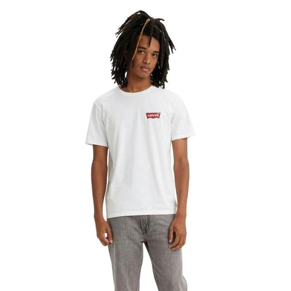 Levis Mens Logo Crew Neck T-Shirt (Pack of 2) - White - 