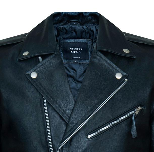 Infinity Leather Men's Brando RED INDIAN Cowhide Jacket - Osasco