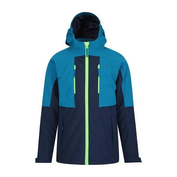 Mountain Warehouse Childrens/Kids Ravine 3 in 1 Waterproof Jacket - Blue - 
