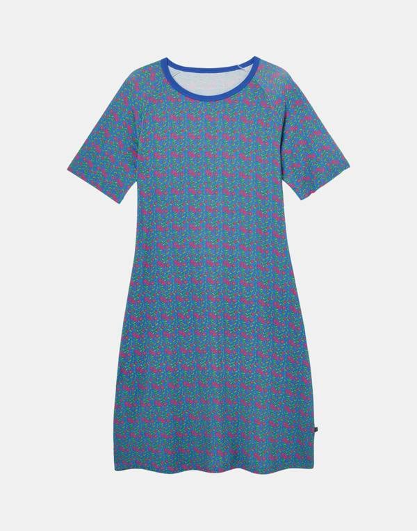 British Boxers Women's Bamboo Short Sleeve Nightdress – Boom Bloom!