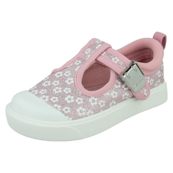 Clarks Girls Clarks Casual T-Bar Shoes City Dance