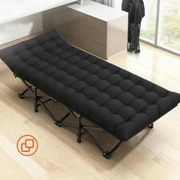 Havendro Heavy Duty Portable Camping Cot Folding Sleeping Bed With Soft Mattress