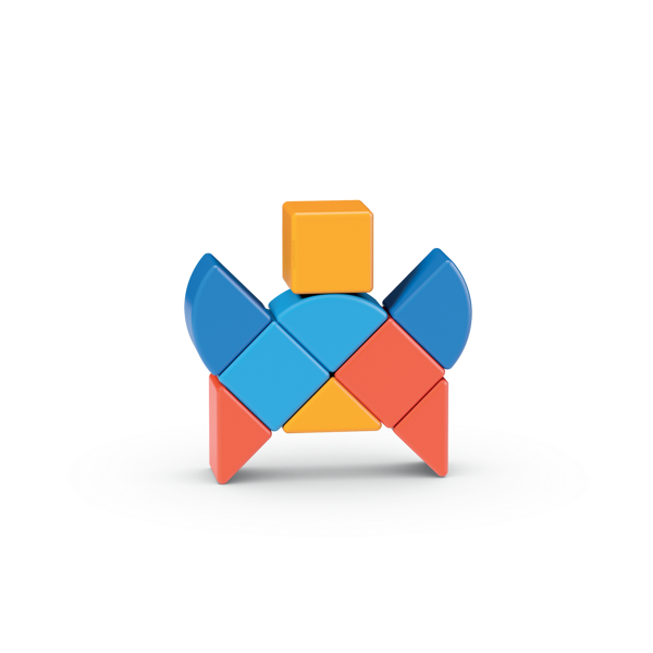 Geomag Magicube Recycled Plastic Magnetic Animals